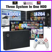 Retro Gaming HDD Retrobat＆Playnite＆Launchbox OS for PS4/PS3/PS2/PS1/SWITCH/N64/DC/WIIU 39 Emulators for Windows with 17000+Games