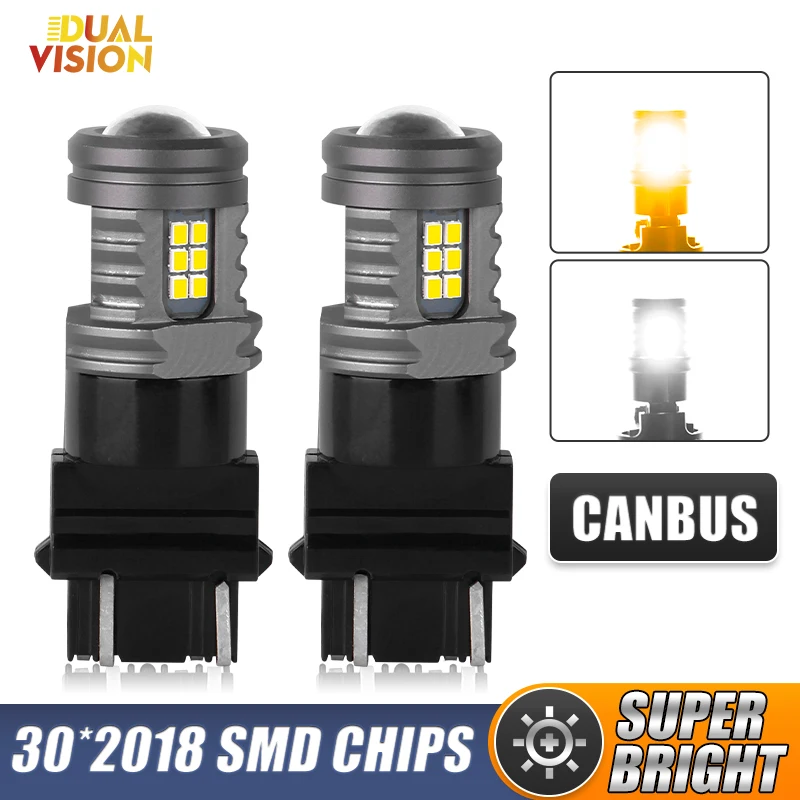 

2pcs Canbus T25 7440/7443 W21W W21/5W LED Daytime Running Light DRL Bulb Car Lights LED BA15S P21W BAU15S PY21W Signal Lamp 12V