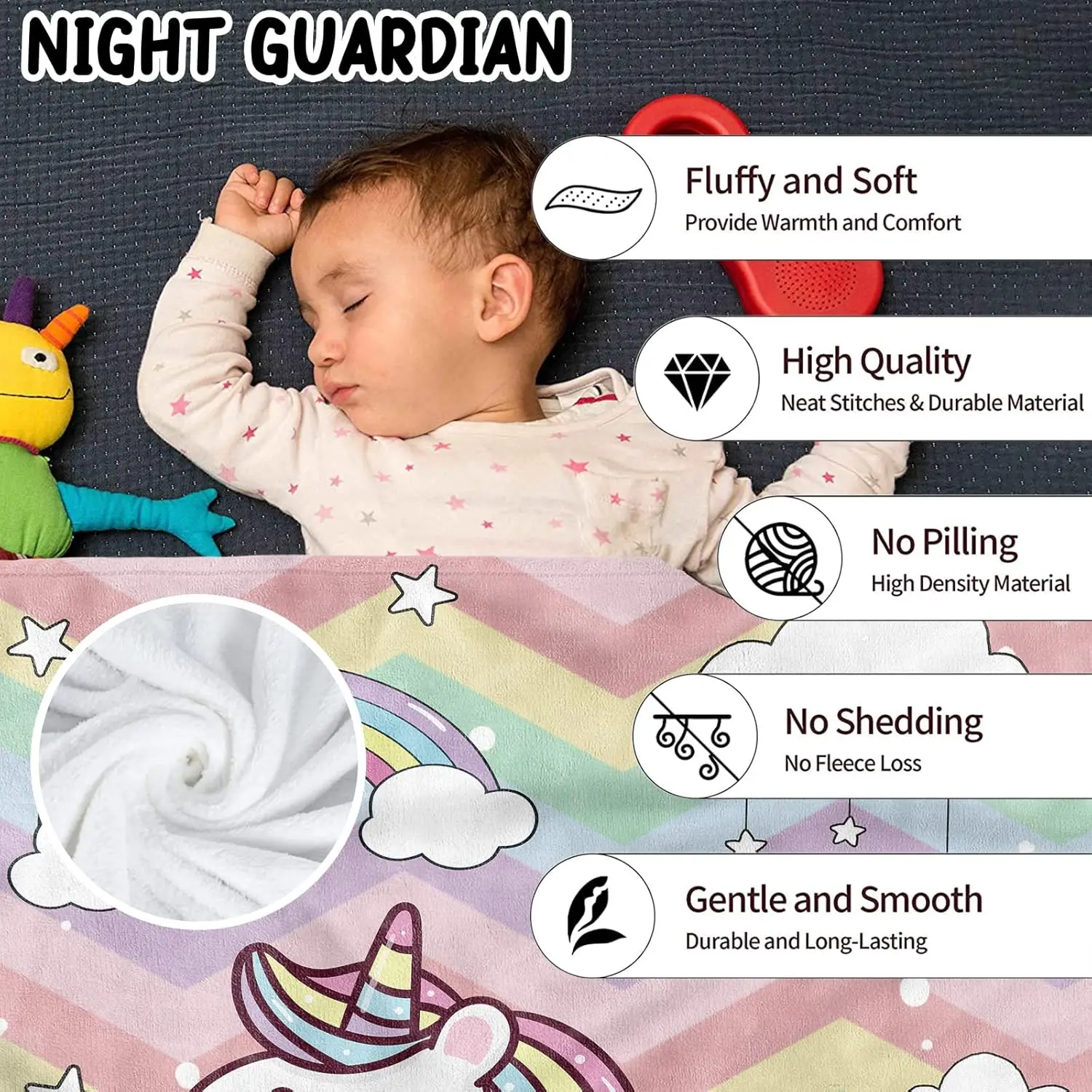 مانتا دي يونيكورينيو بارا نينوس، موليدا، فوررو بولار، أركورليس، يونيكورينيو، مانتا سوف واي كولوريدا، مانتا بارا إل هوغار بارا نينوس #3