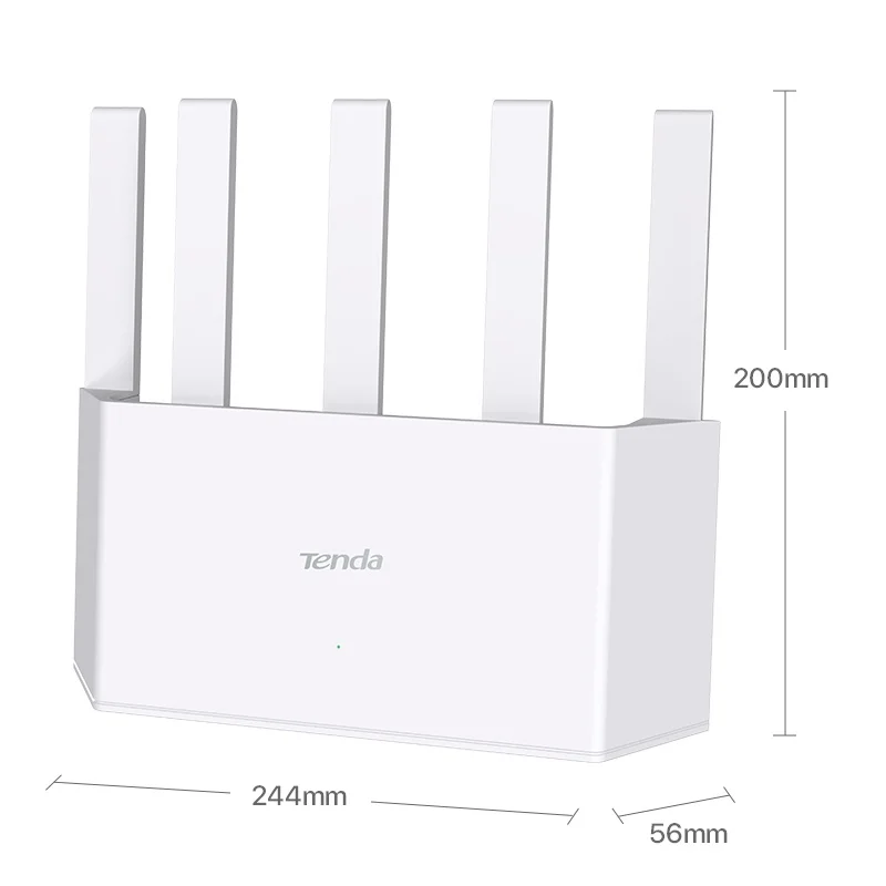 

TENDA BE3Lj для двухдиапазонного гигабитного Wi-Fi 7 роутера BE3600, 3570 Мбит/с, 5 антенн, 1 порт 2.5G + 3 гигабитных порта, NFC, IPv6, IPTV, 802.11be, 5G