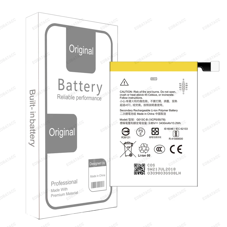 Batería G013C-B G020I-B G020J-B G025E-B G013A-B G025J-B G27FU G025A-B para Google Pixel 3 4 3XL 4XL 4A 5A 5G 5XL 2