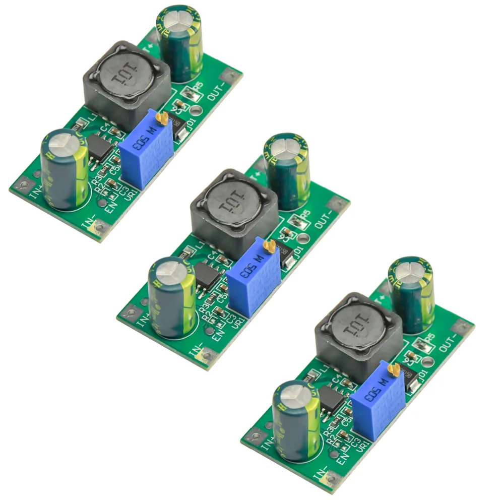 3Pcs DC-DC 48V 60V 100V to 1.25V-48V Step Down Module Board Voltage Buck Adjustable Power Supply Converter 2.5V 3.3V 5V 9V 12V