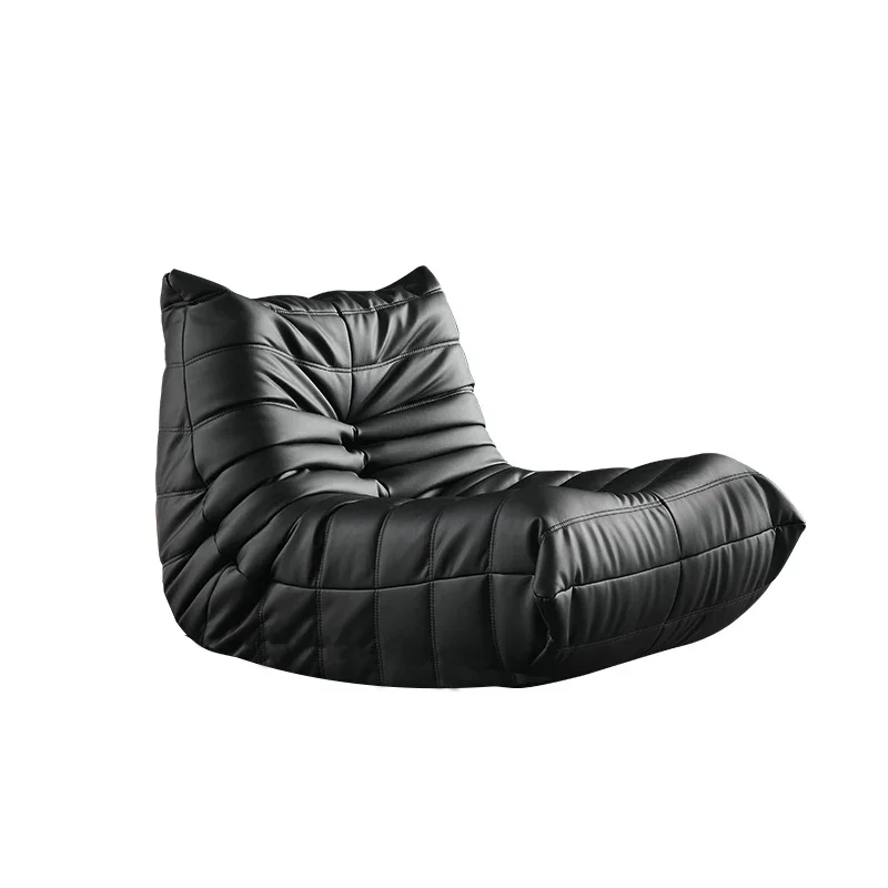 

Medieval caterpillar lazy sofa, balcony leather casual single chair