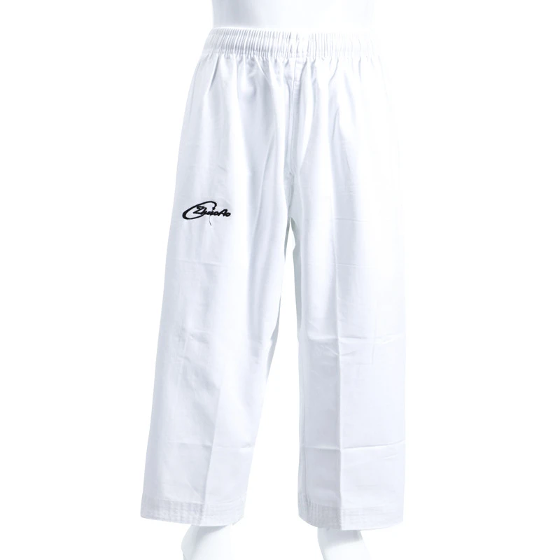 Taekwondo Dobok Hose Atmungsaktive Baumwoll-Kampfsport-Trainingshose für Erwachsene, Jugendliche und Kinder Taekwondo Übungs- und Wettkampfhose