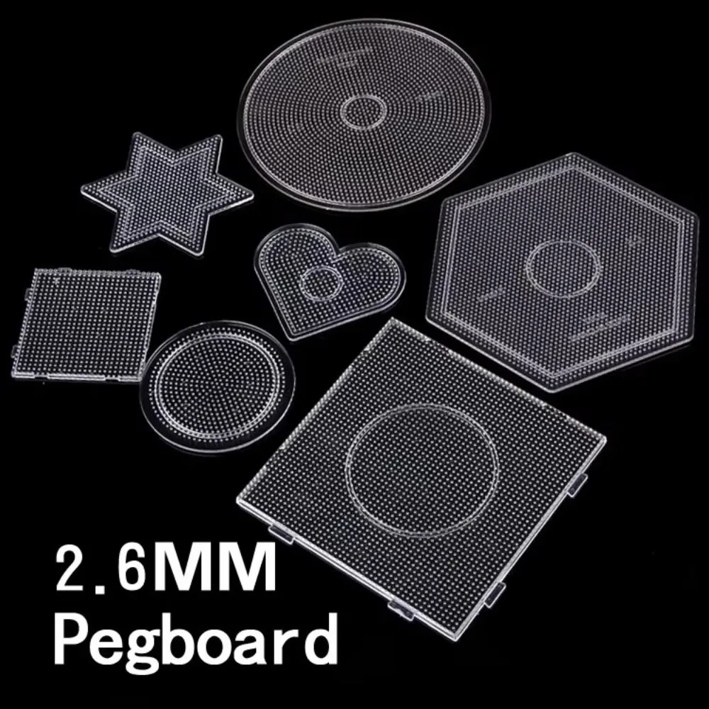 High Quality 2.6mm Bean Board Hama Beads Tool DIY Make Puzzle Perler Beads Template Handmade Crafts Decor Heat Resistant