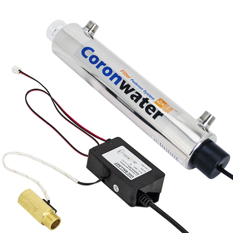 2 Gpm Durchflussschalter UV-Wasserfilter 12 V für die Wassersterilisation im Haushalt