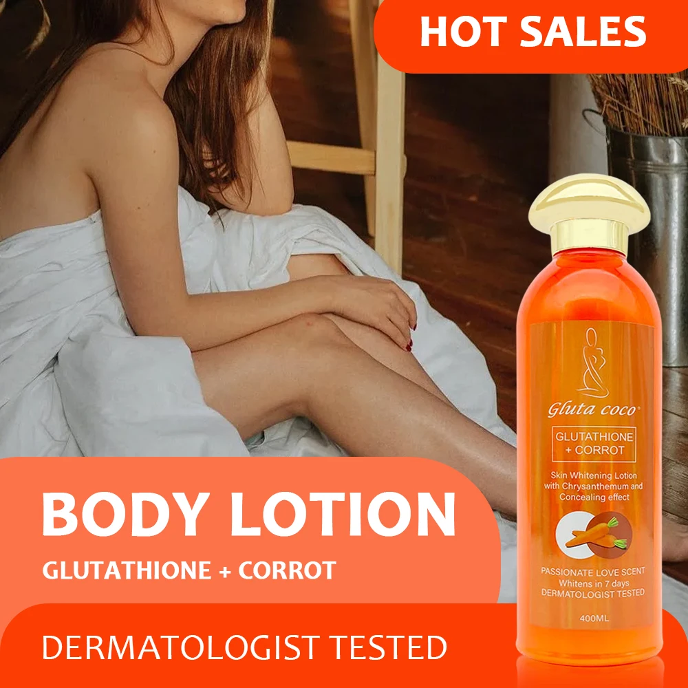 Natural Carotenoids Whitening Body Lotion for Glowing and Brightening Skin Remove Dullness and dullness Skin Care Lotion