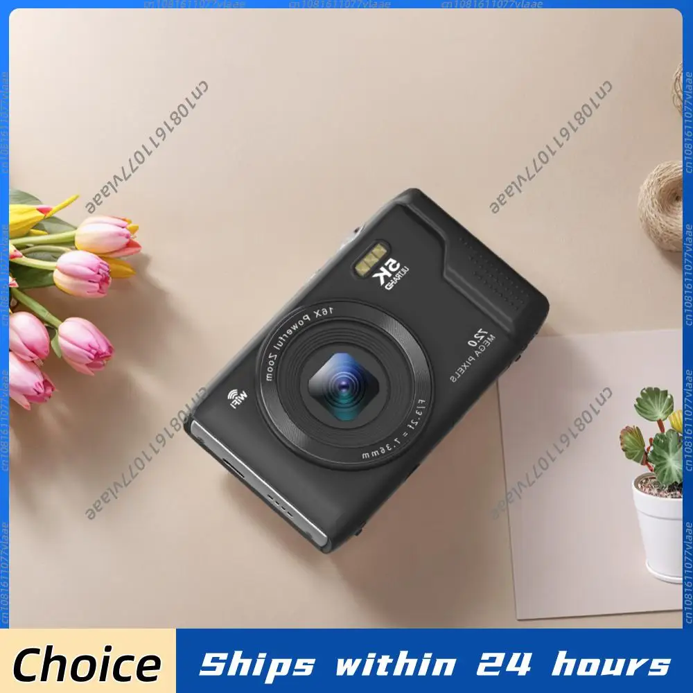 

Цифровая HD-камера 5K, 72 МП, для видеоблогинга, с 16-кратным зумом, автофокусом, 2,8-дюймовым ЖК-экраном, Wi-Fi, универсальная камера для любых сценариев съемки