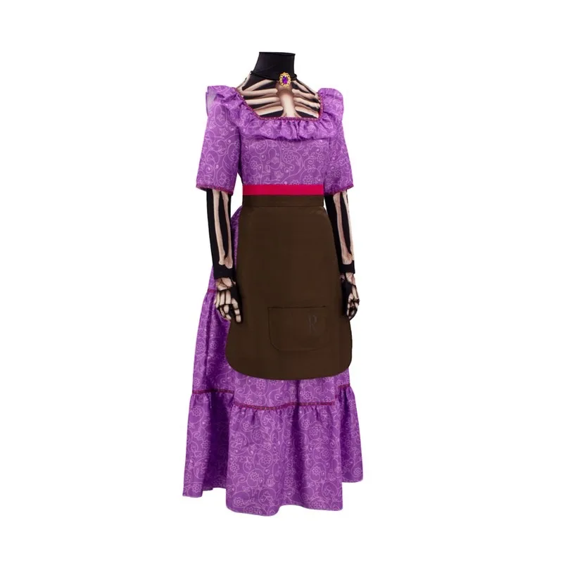 Disfraz de Halloween de Coco Mama Imelda, para el Día de Muertos, disfraz de esqueleto mexicano para mujer, ideal para fiestas, juegos de rol, actuaciones en el escenario y eventos temáticos, para adultos.