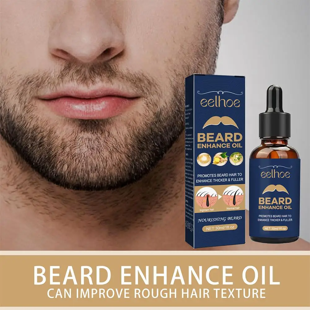 Olio da barba per uomo siero per la crescita della barba olio da barba balsamo senza risciacquo ripristina l'umidità naturale e ammorbidisce la barba per premere B2R4