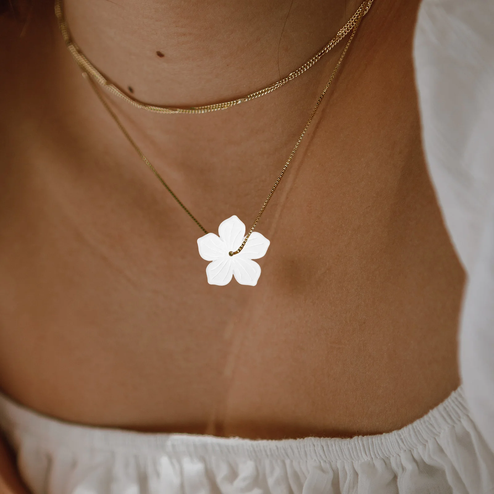 

100pcs Acrylic Flower Charms Jewelry Making Pendant Necklace Bracelet Keychain Decoration Small Creative for
