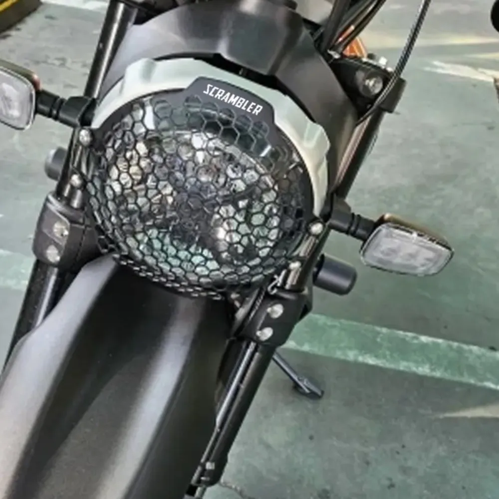 

For Ducati Scrambler 800 2015 - 2022 2023 2024 2025 Motorcycle Accessories Scrambler800 Headlight Guard Grille Cover Protection