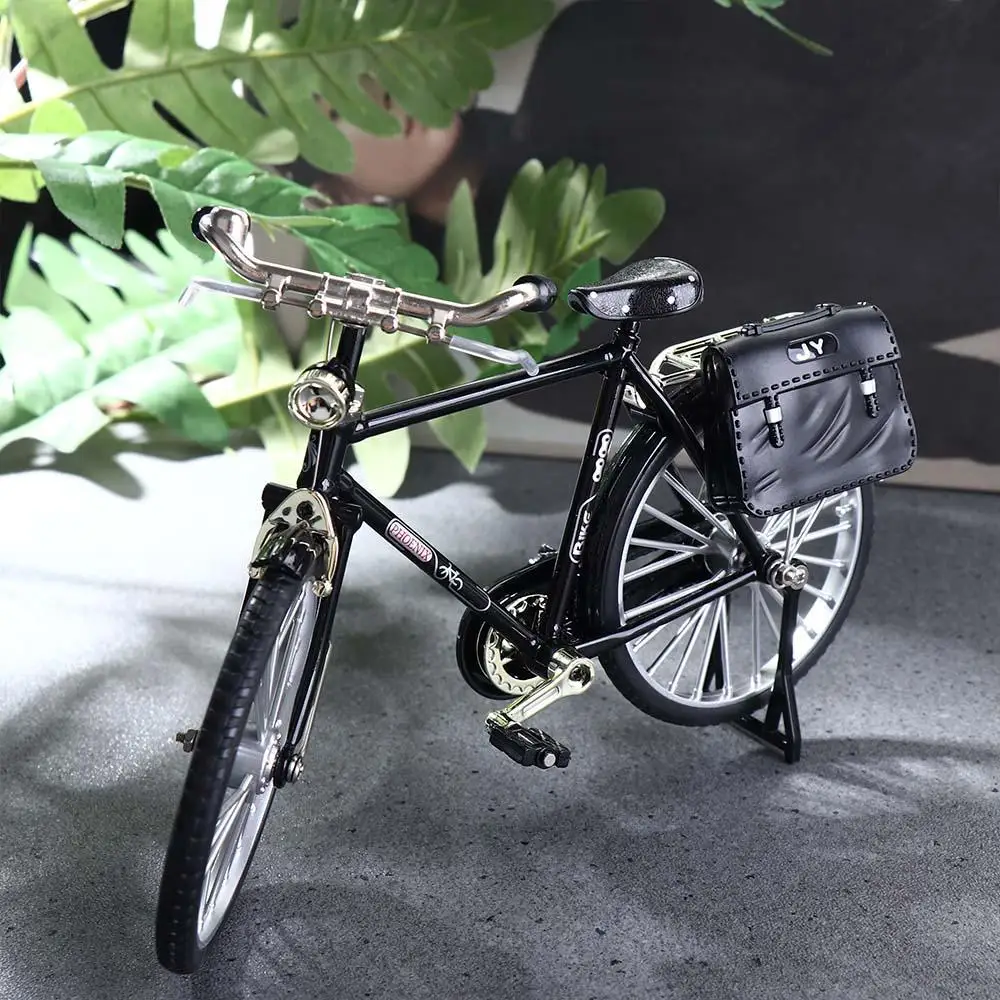 Jouet de vélo en alliage moulé sous pression, Figurine de cyclisme rétro, jouets de vélo Vintage, modèle de vélo rétro, jouet de Simulation de vélo