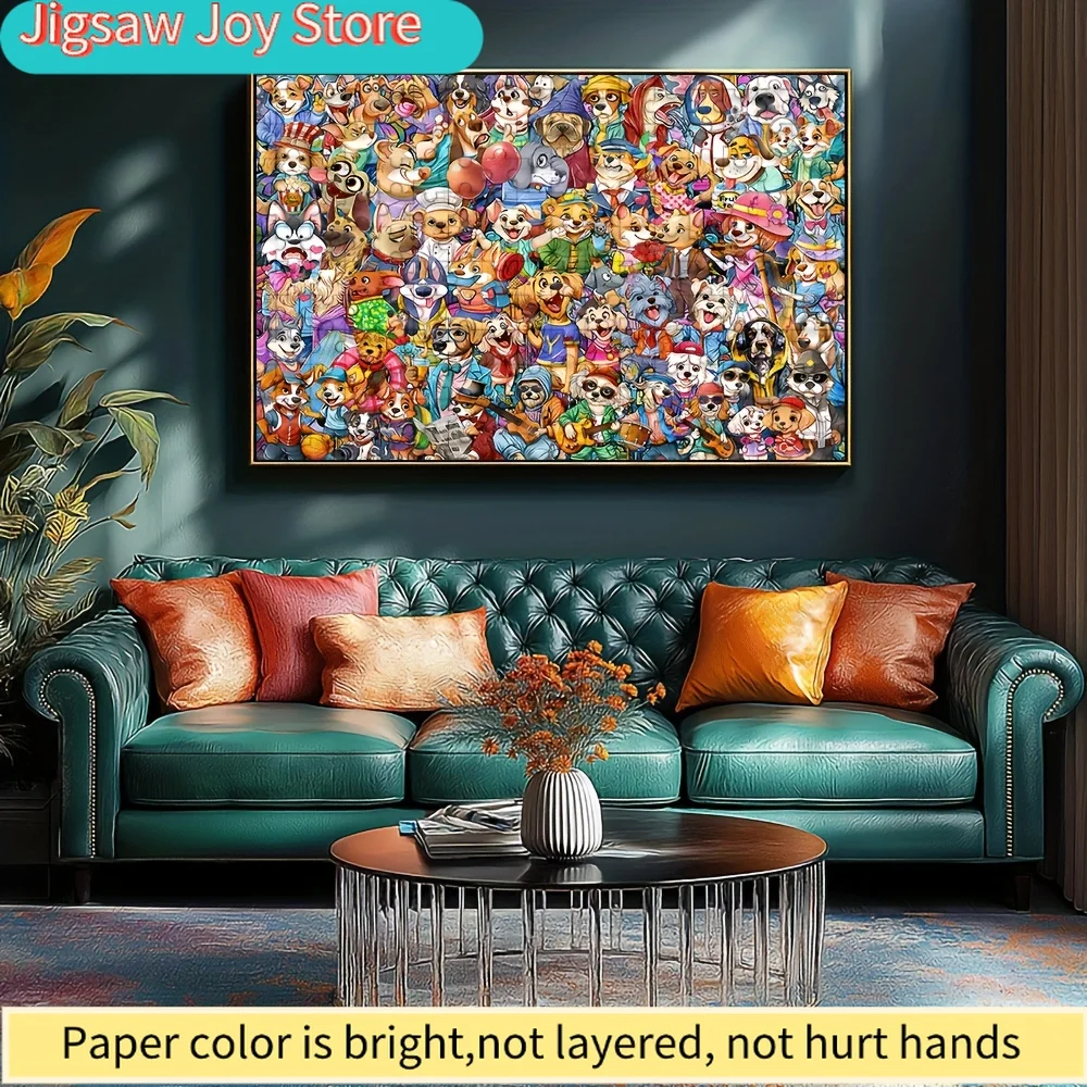 500/1000 ชิ้น ปริศนาสำหรับผู้ใหญ่ คุณภาพสูง เกมครอบครัวที่สนุกสนานและผ่อนคลาย เหมาะสำหรับวันเกิด คริสต์มาส ฮาโลวีน และของขวัญ ดีที่สุด