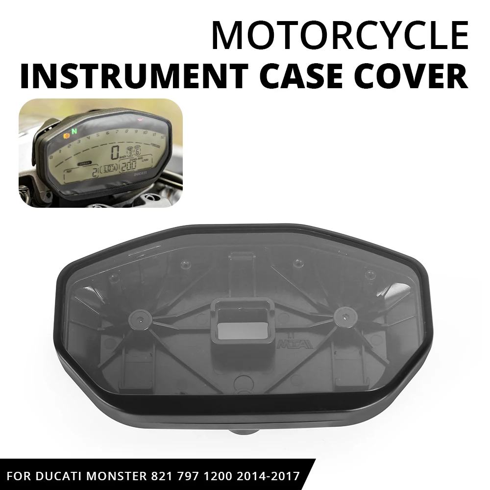 

For Ducati Monster 821 797 1200 2014 2015 2016 2017 Motorcycle Instrument Case Speedometer Gauge Tachometer Housing Cover