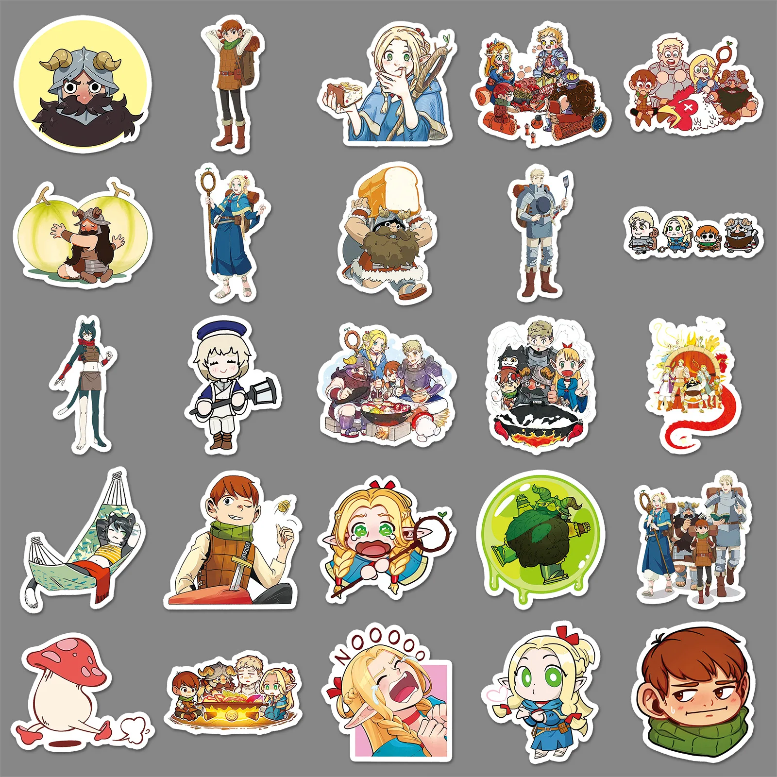 50 Uds. De pegatinas de grafiti deliciosas en mazmorras, pegatinas personalizadas de decoración de dibujos animados de Anime, bricolaje, guitarra, taza de agua, monopatín