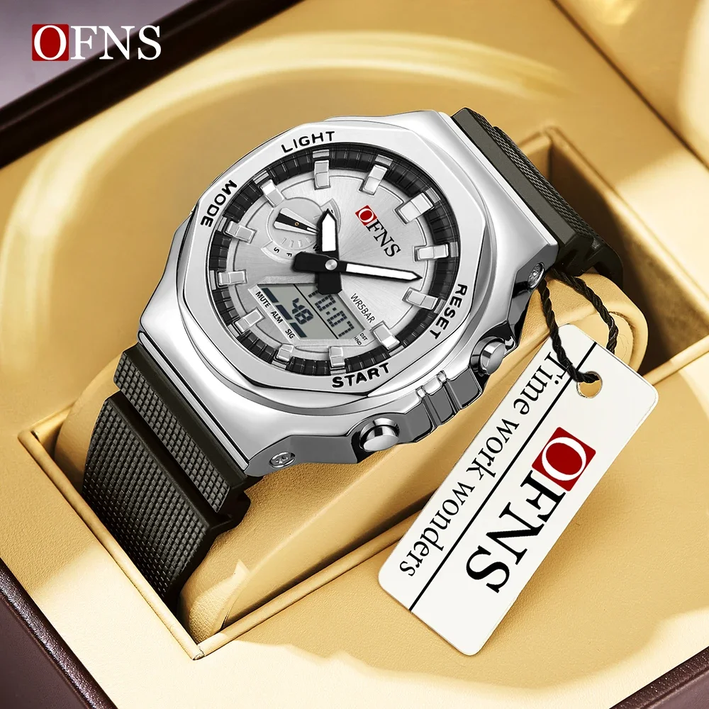 

OFNS Brand New 3167 Fashion Sports Men's Watch Leisure Style Watch Men's Military Quartz Watch Men's RelioMasculino 2024