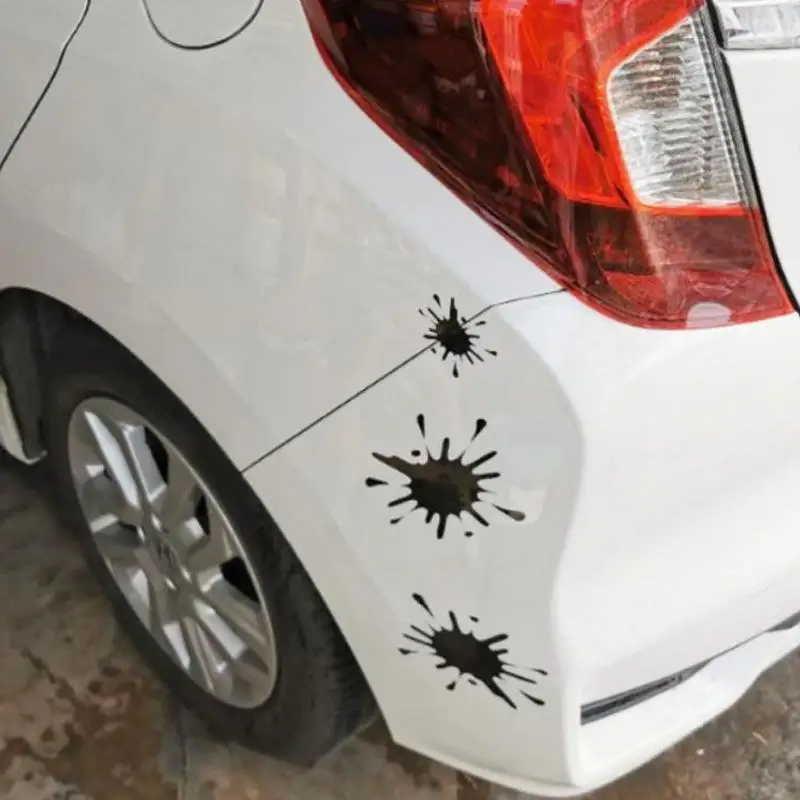 Waterproof Reflective Paint Splatter Car Sticker Auto Window Decal Universal Exterior Decoration for Night Driving