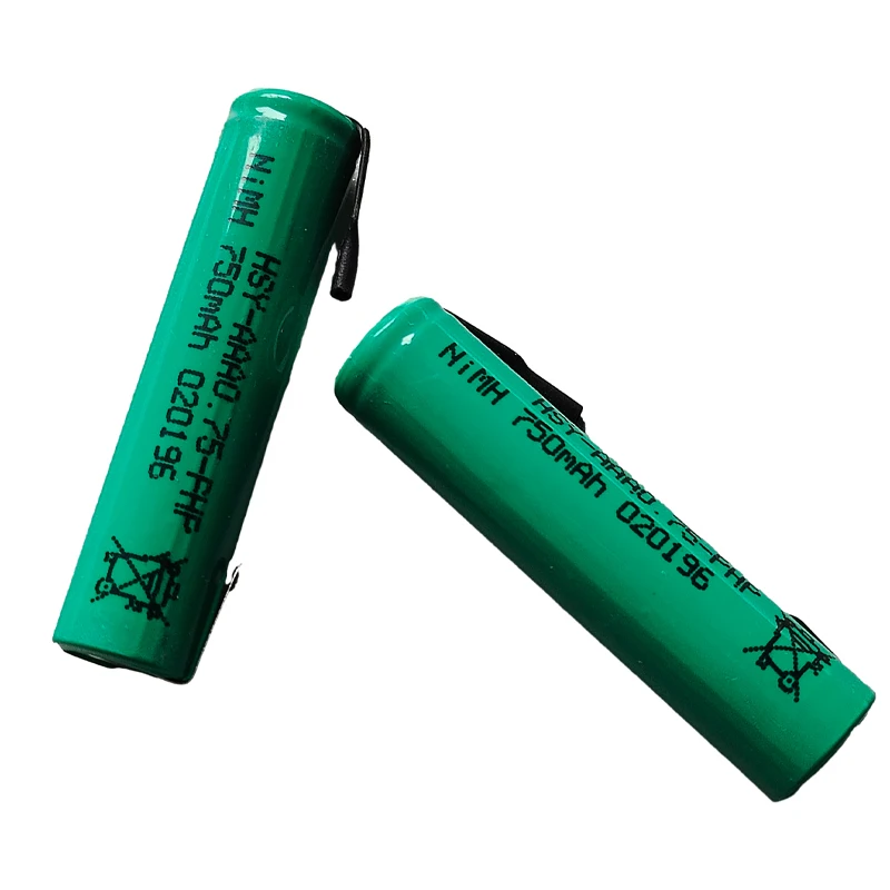 1.2V AAA 750mAh akumulator NiMH z zaczepami spawalniczymi do Philips PW918 PQ3800 PQ7300 PW930 elektryczna golarka do szczoteczek