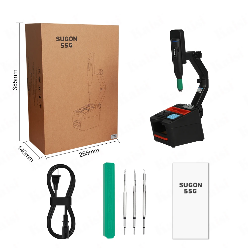 Sugon 55G USB Charging Soldering Iron Wireless Power Soldering Iron USB Rechargeable Fast Heat Soldering Tip for Phone Repair