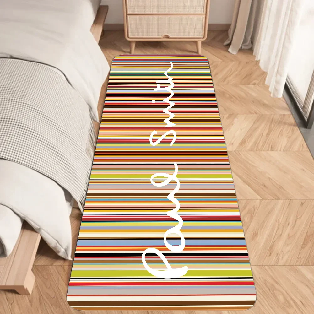 Paul Smith Floor Mat Graphic Printed Flannel Doormats for Bathroom Kitchen Entrance Carpet Home Decor