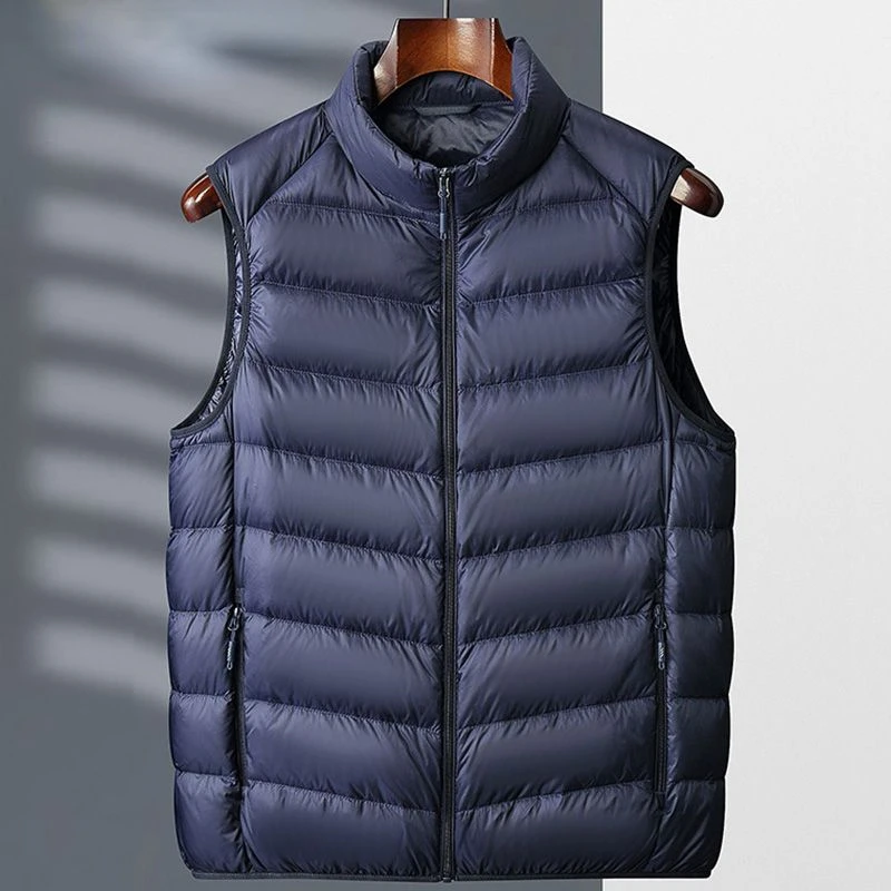 

New Arrival Vest for Men Autumn and Winter Solid Color Sleeveless Outwear Vest Coats Korean Fashion Casual Male Clothing Y20