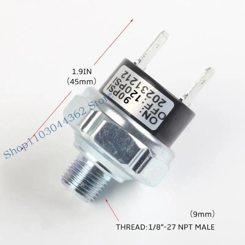 Pressostats universels pour compresseur d'air, commutateurs contrôle pression d'air remplacement, pièces pneumatiques,