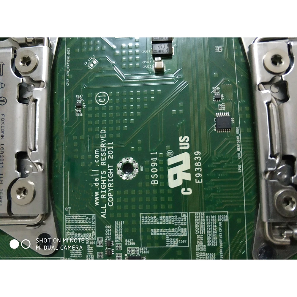 اللوحة الأم لمحطة العمل الأصلية لـ X9DRL-IF C602 2011 X79 M.2 IPMI اختبار مثالي بجودة جيدة #4