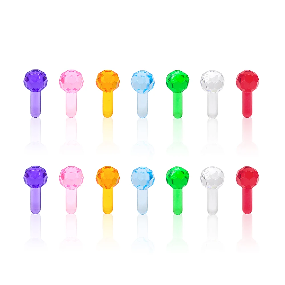 

24PCS Multicolor Round Ceramic Christmas Tree Light Handmade Accessories Home Decoration Replacement Bulb Home Party Decoration