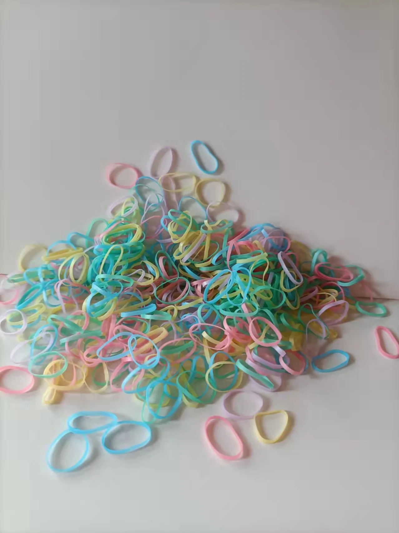 200/500pcs 1cm TPU Mini Pet Dog Beauty Pet Hair Accessories Elastic Rubber Bands High Elastic Head Rope hair