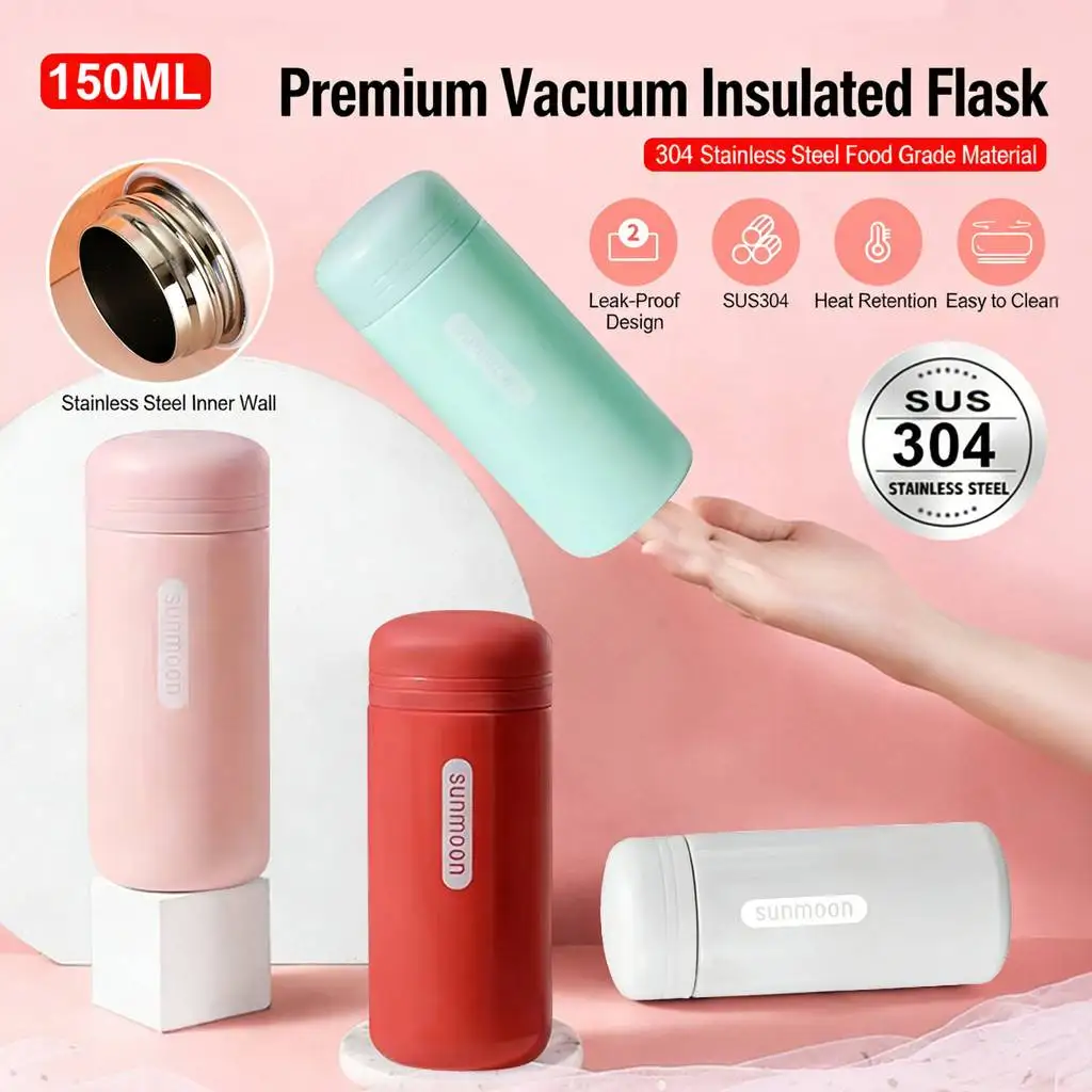 150ml 304 Stainless Steel Mini Vacuum Insulated Tumbler Hot And Cold Outdoors Portable Water Cup