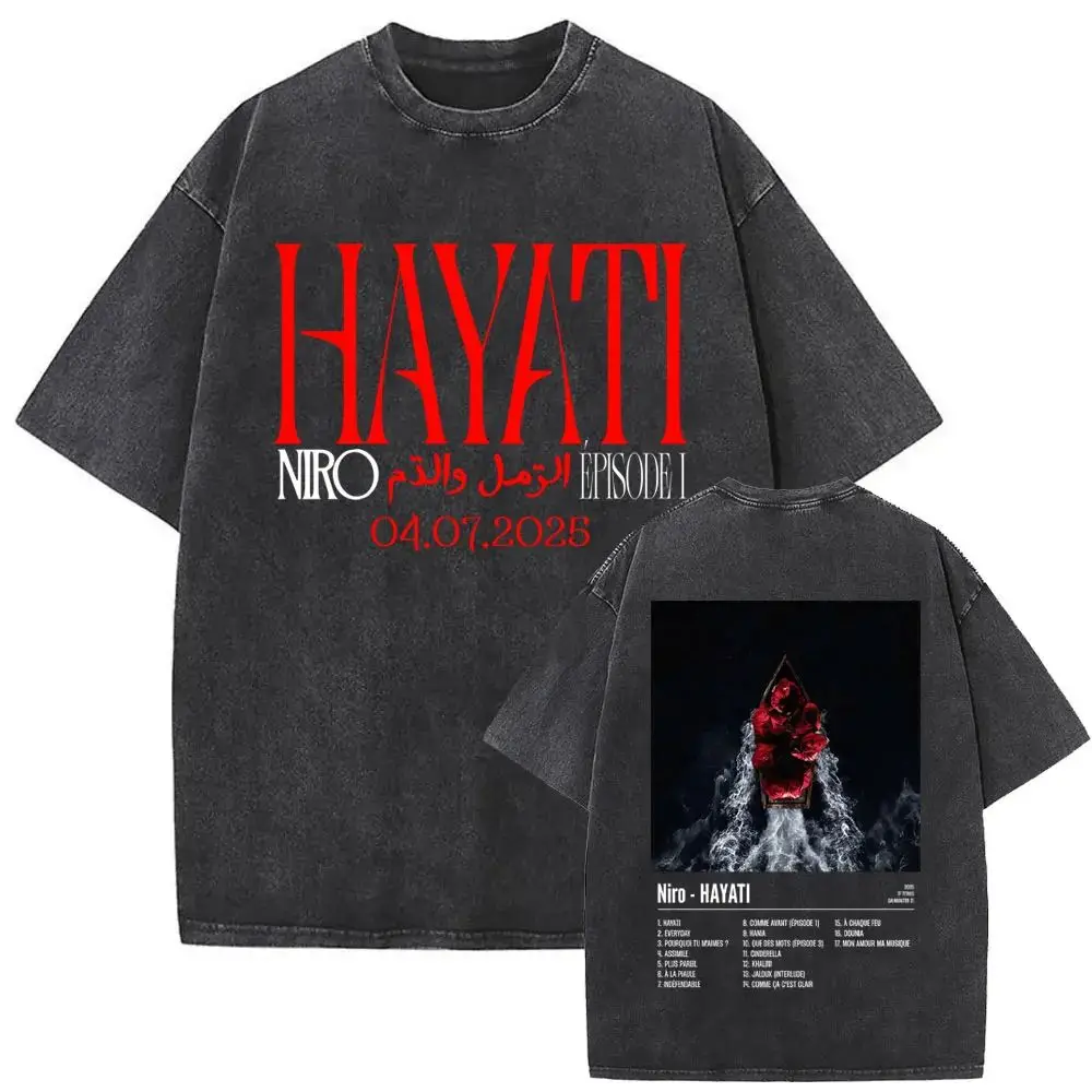 تي شيرت مغني الراب مطبوع قابل للغسل على الوجهين بأكمام قصيرة نمط الهيب هوب فضفاض مناسب للغاية ومريح مناسب لكل من الرجال #2