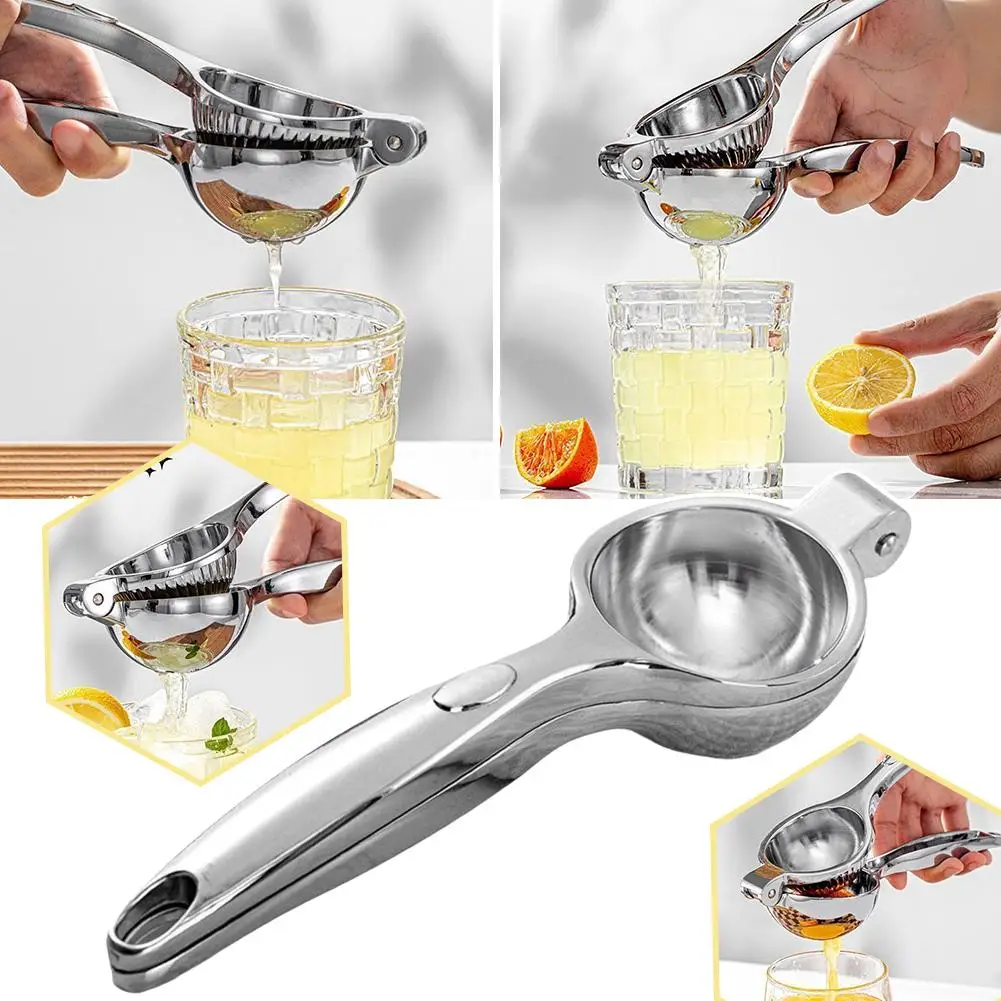 Lemon Squeezer Stainless Steel Manual Juicer Processor Juice Kitchen Orange Press Juicer Fruit Citrus Pressing Lemon Access V6A6