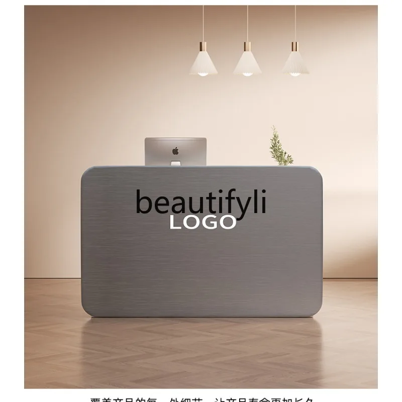 

Clothing Store Cashier Counter Small Bar Beauty Salon Company Front Desk Reception Desk