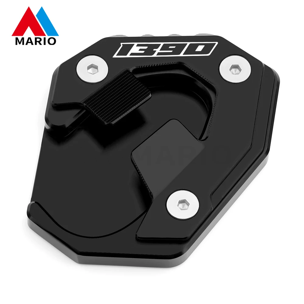 Motorcycle Accessories Side Stand Extension Kickstand Pad Support Plate Enlarge For KTM 1390 Super D uke R EVO 2023-2024