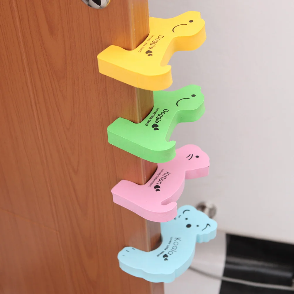 6 szt. Ogranicznik do drzwi dla dzieci, zabezpieczenie przed przytrzaśnięciem palców, ochrona bezpieczeństwa dziecka, materiały NBR, łatwy montaż bez narzędzi, ogranicznik do drzwi zapobiegający zatrzaskiwaniu.