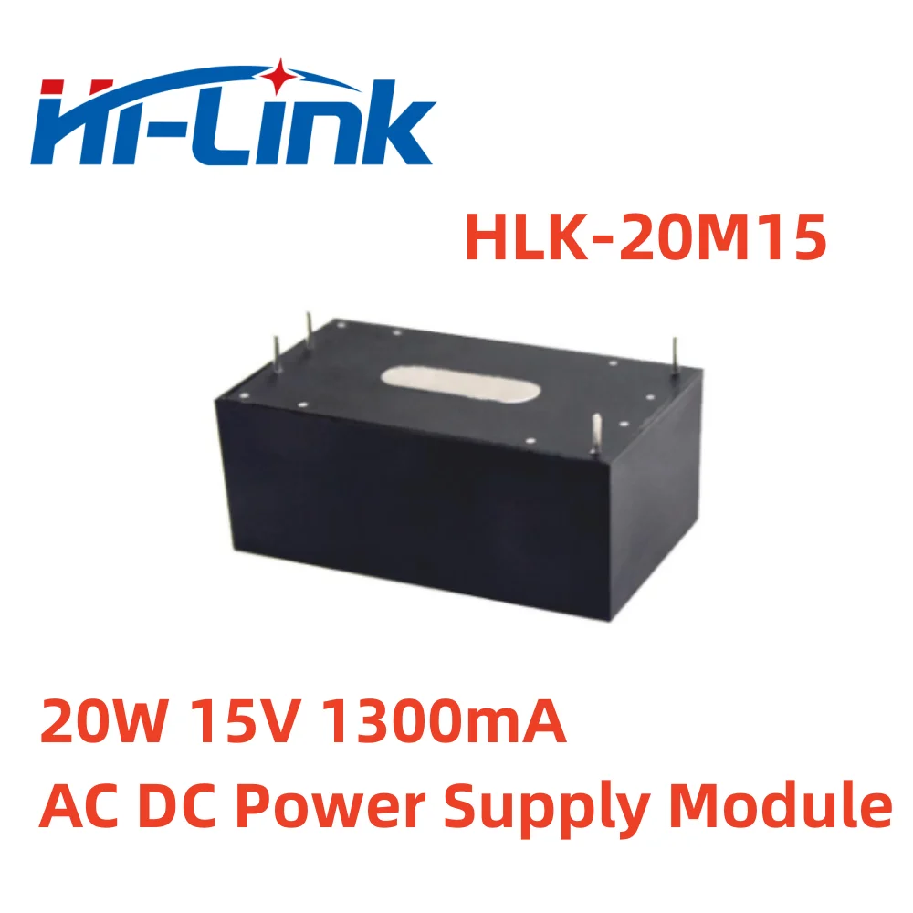 Free Shipping Hi-Link Single Output Isolated AC DC Power Supply Module 20W 15V 1300mA HLK-20M15