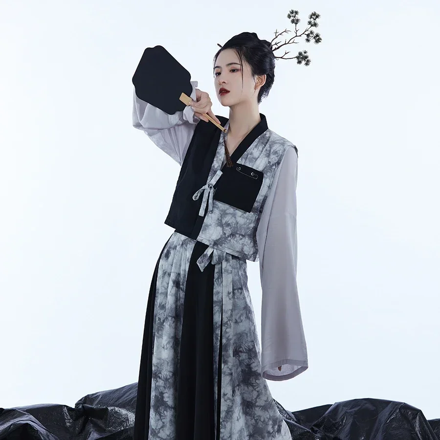 Cosplay Costume  Fairy Costume Women  Chinese Traditional Dress Hanfu Women Round Neck Skirt Ancient Chinese Costume Dance Wear