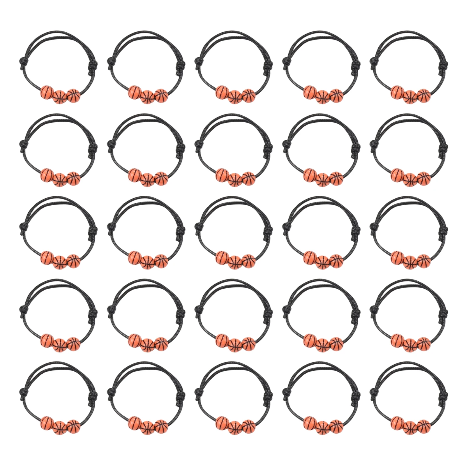 

Для бейсбольных болельщиков, регулируемые браслеты, бейсбольные браслеты, день рождения, футбол, браслет из 3 бусин, акриловый материал