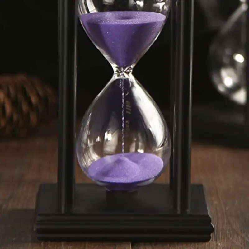 Reloj de arena de madera con temporizador, reloj de arena moderno, regalo, temporizador de té, decoración del hogar, cocina, 5/10/15/20/25/30 minutos