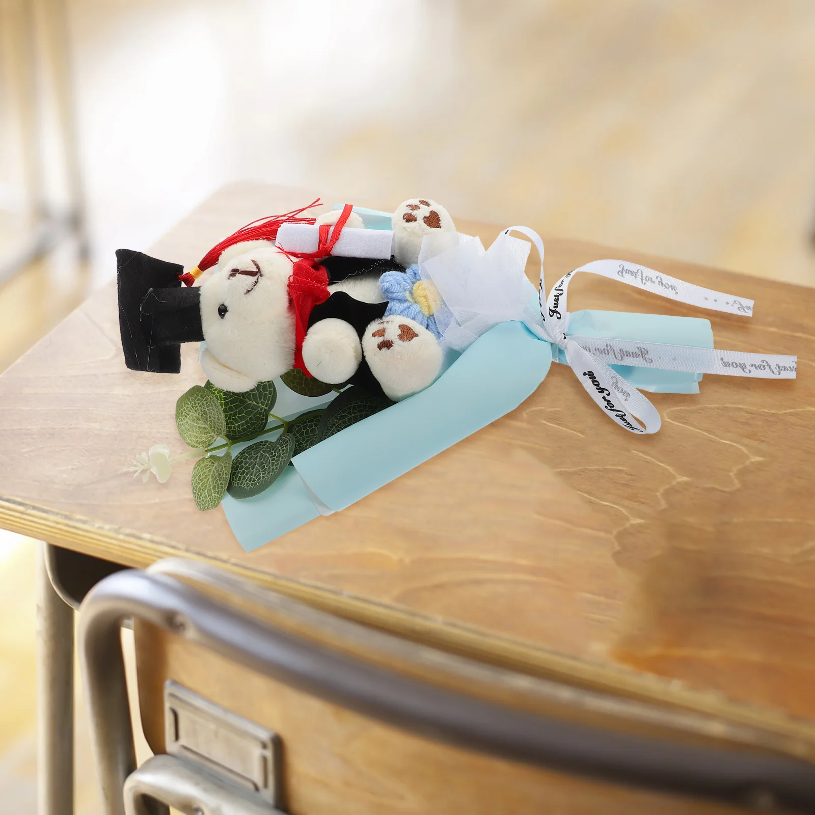 

Graduation Floral Arrangements Bear Bouquet Ornaments Animal Toy Christmas Banquet Gift