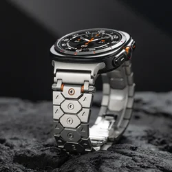 Luxury Stainless Steel Strap for Samsung Galaxy Watch Ultra 47mm Metal Band for SAMSUNG GALAXY 7 ULTRA 47MM Bracelet Accessories