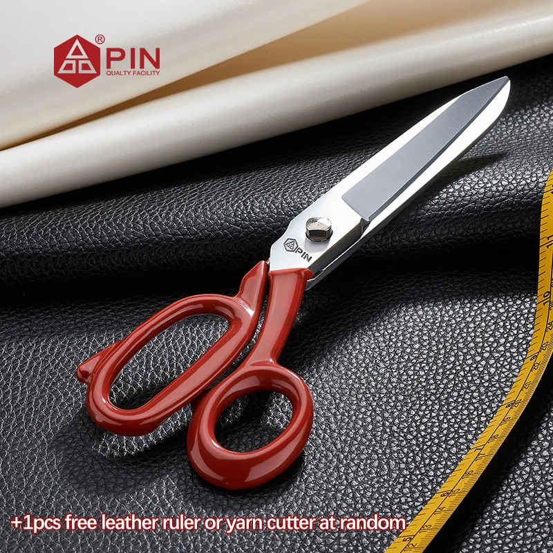

PIN Professional Stainless Steel Tailor Scissors - Ultra Sharp Sewing & Leather Craft Shears, Dressmaking DIY Gifts for Mother