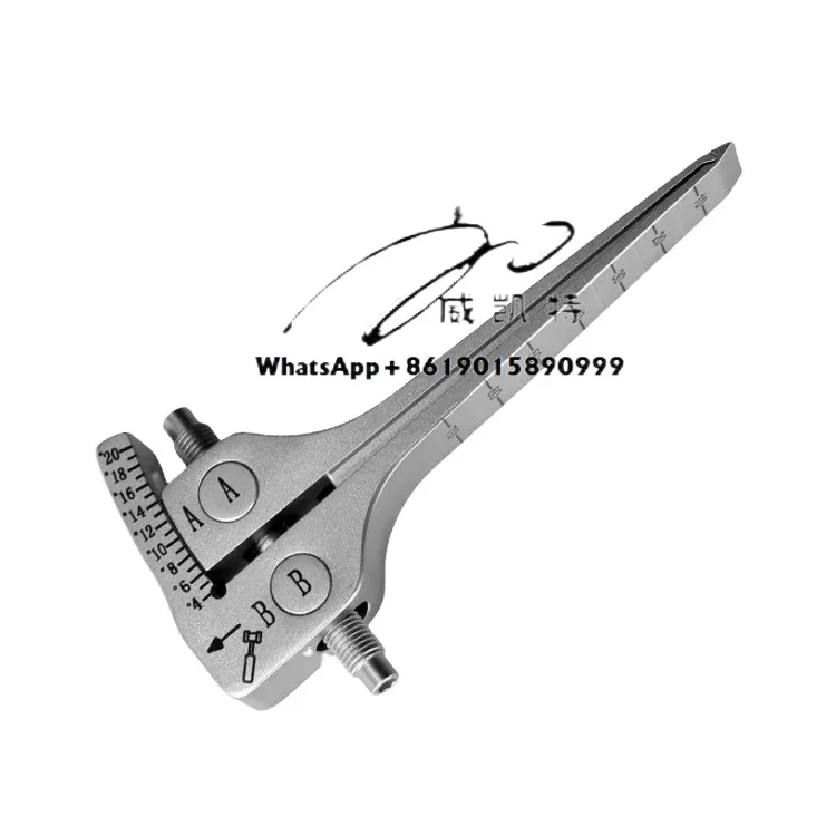 

Manual Orthopedic Surgical Instruments Angle Ruler for Osteotomy Steel Material
