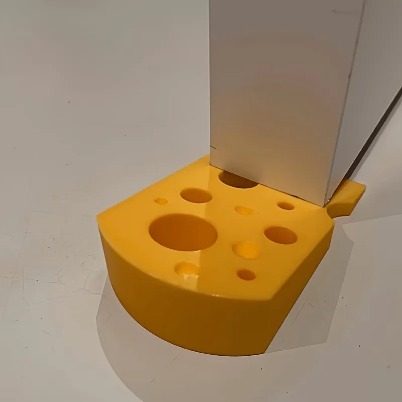Cute cheese shaped door stopper, can also be a desktop ornament, an interesting and practical cheese door stopper - view 6