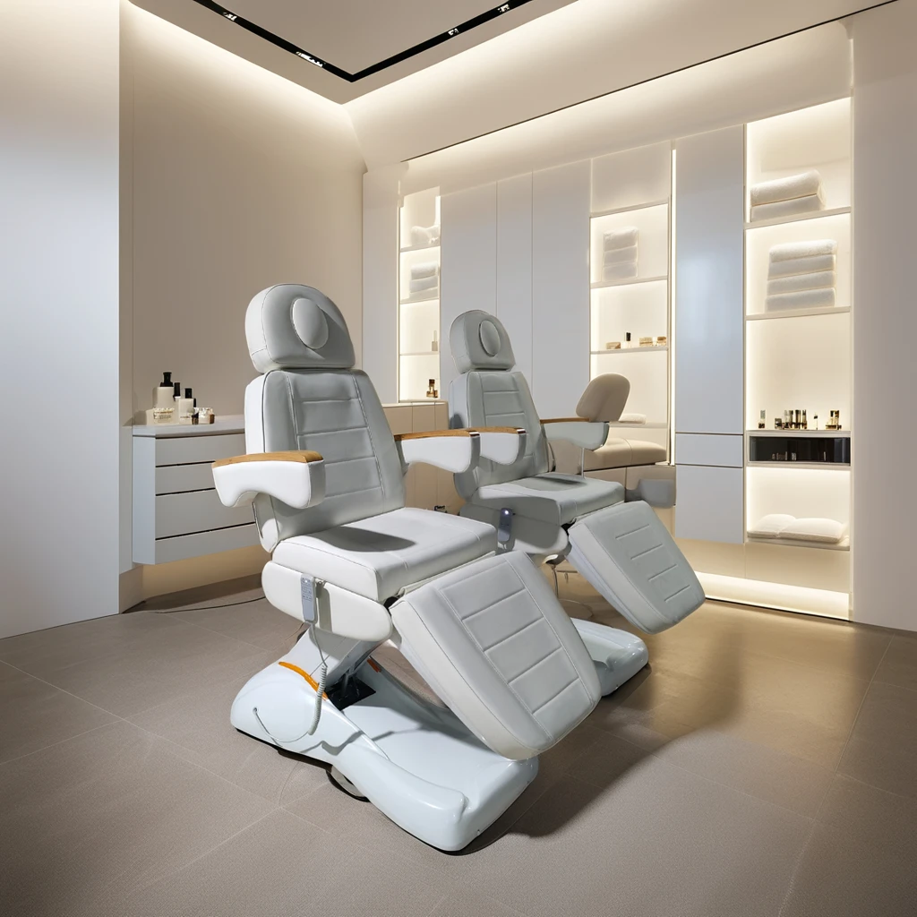 3 Motors Electric Facial Beauty Salon Bed Medical Spa Massage Table Podiatry Chair Aesthetic Bed