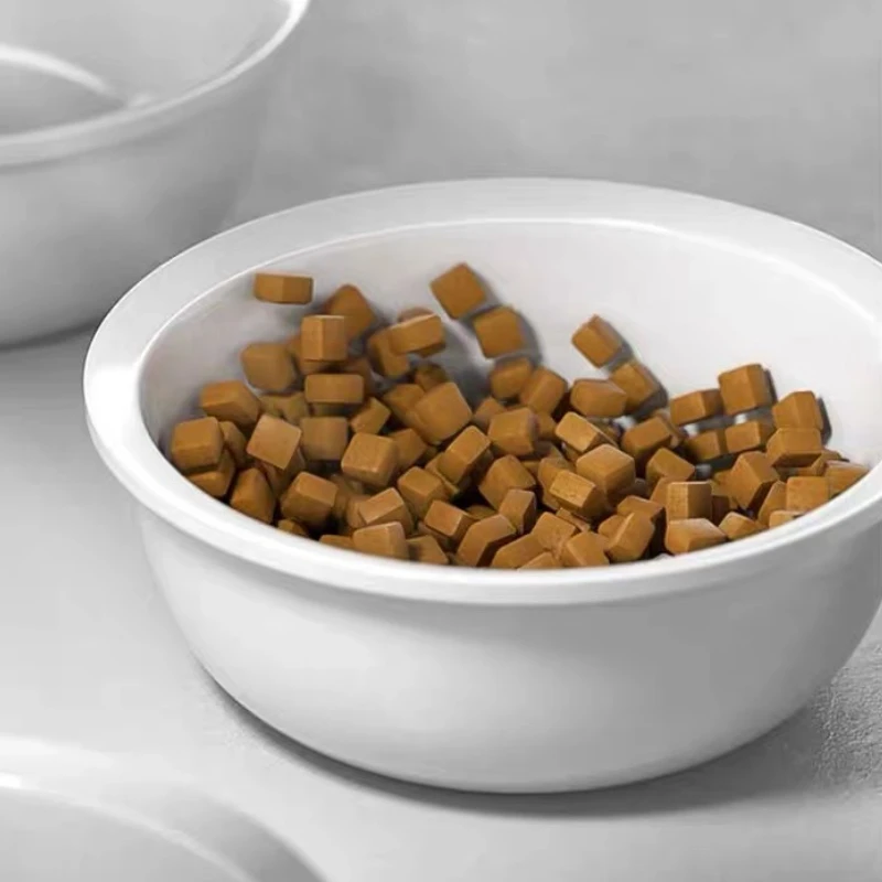 for Dog Elevated Bowl Ceramic Cat Bowl Pet Kitten Cat Bowls Pets Puppy Dogs Kittens Cats Feeder Water Food Feeding Watering