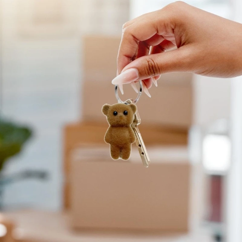 

Bear Keyring Charm Animal Hanging Pendant Accessories for Bags and Keychains