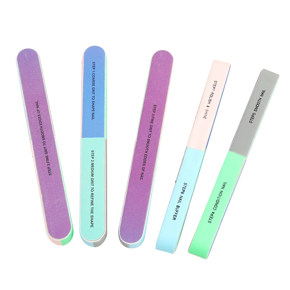 

10 pcs Washable Nail Shiner Sponge Nail Files Nail Buffers Sanding Blocks nail buffer nail file