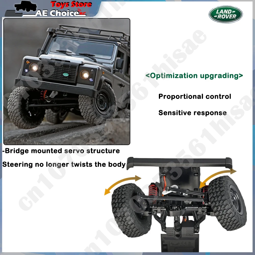 1:12 Scale MN Model RTR Version RC Car 2.4G 4WD MN99S MN99 RC Rock Crawler Defender Remote Control 1/12 Truck Kids Toys